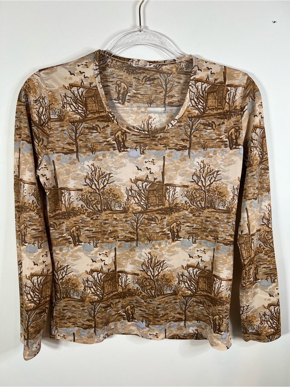 Vintage Graphic Nylon Long Sleeve | M/L